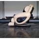 Brugt 3D massagestol, iCare Dreamline, Hvid/Beige læder